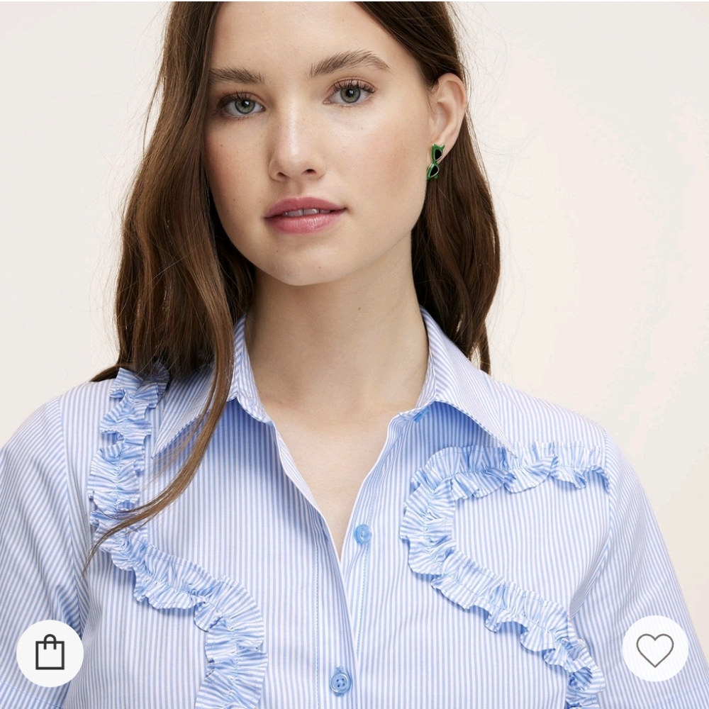 Kate Spade x Target Ribbon Short Sleeve Midi ShirtDress - Picture 6 of 7